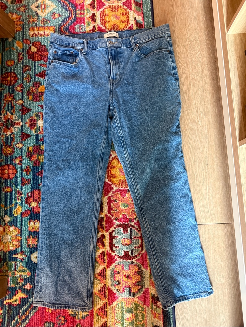 Abercrombie & Fitch mid rise 90s Straight-Leg Women's Jeans
